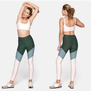 Outdoor Voices 7/8 Springs Colorblock Leggings Athletic Workout Pants Size Med